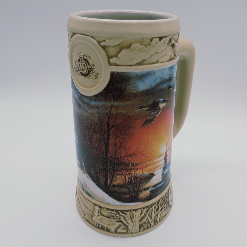 VINTAGE | 1996 #33762 Ducks Unlimited x Miller Brewing Co. beer stein mug